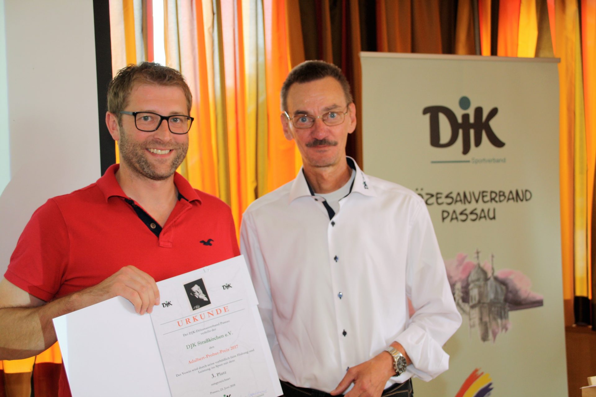 3. Platz beim Albert-Probst-Preis des Diözesanverbandes Passau für die DJK Straßkirchen – Vielseitiges Engagement gewürdigt